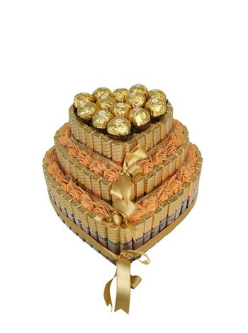 Merci Ferrero Rocher Kalp Çikolata ve Güller