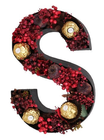 Love Rocher Çikolatalı Kişiye Özel Harf