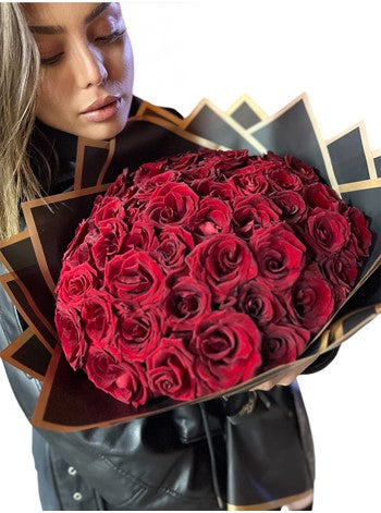 Kırmızı Gül Buketi Luxury