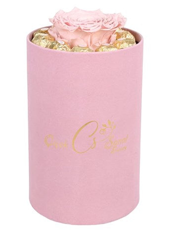 Pink Magic Solmayan Gül ve Çikolata