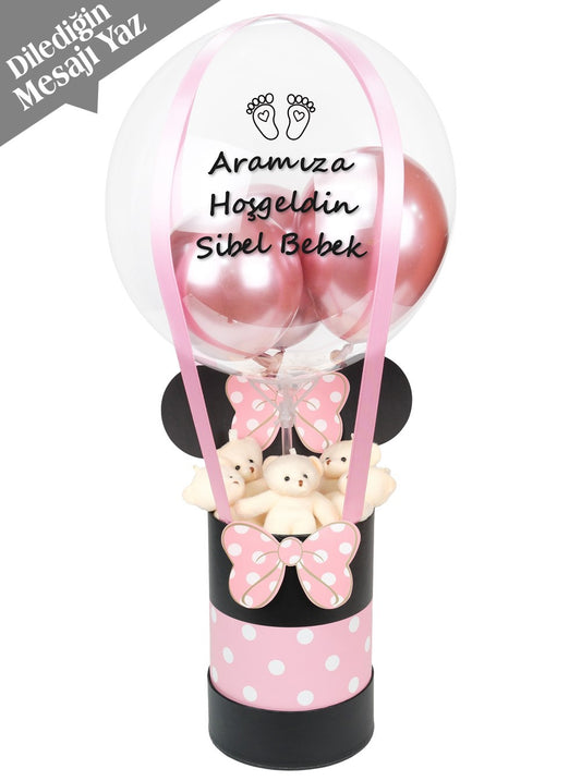Mickey Pembe Balon Kutusu
