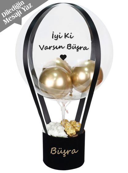 Black Box Chocolatte Balon Kutusu