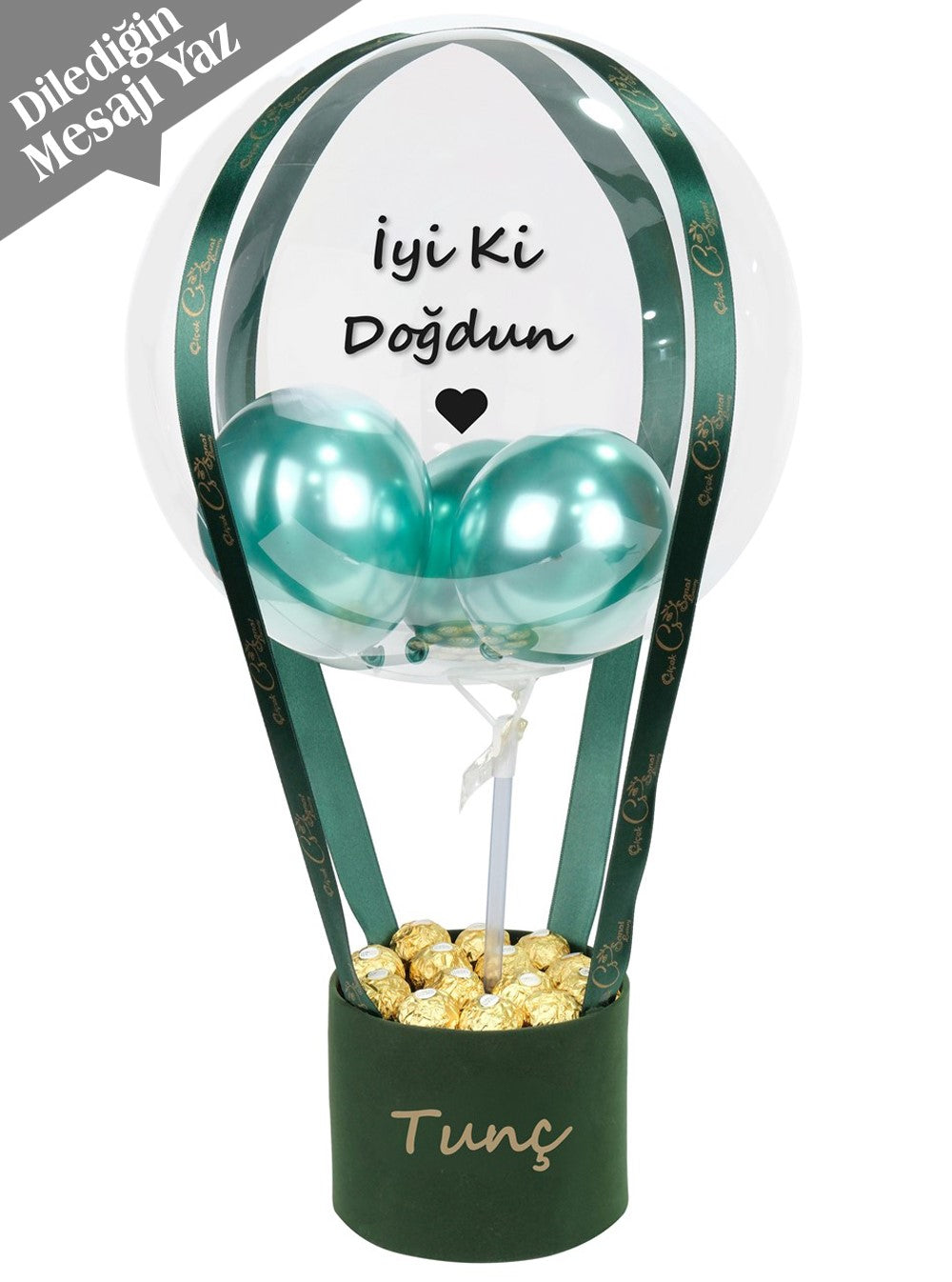 Green Chocolatte Balon Kutusu