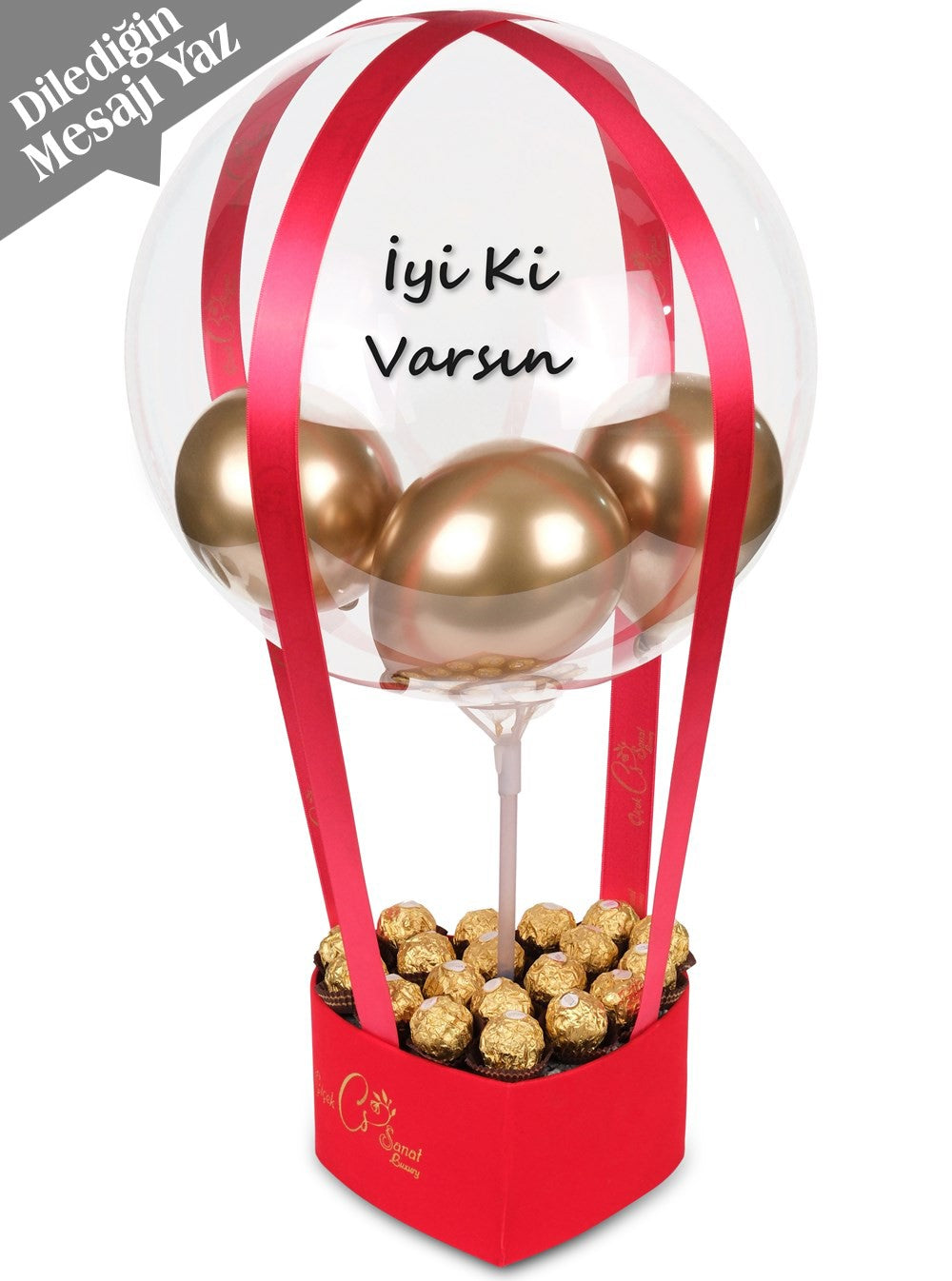 Big Love Balon Kutusu Kişiye Özel
