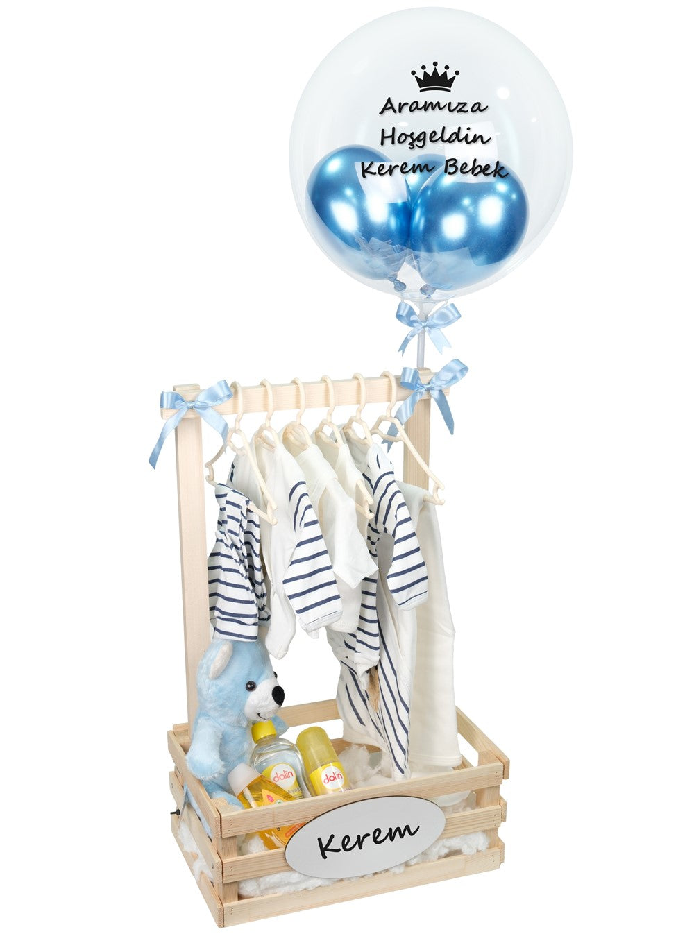 Yenidoğan Bebek Hediyesi Balon Kutusu