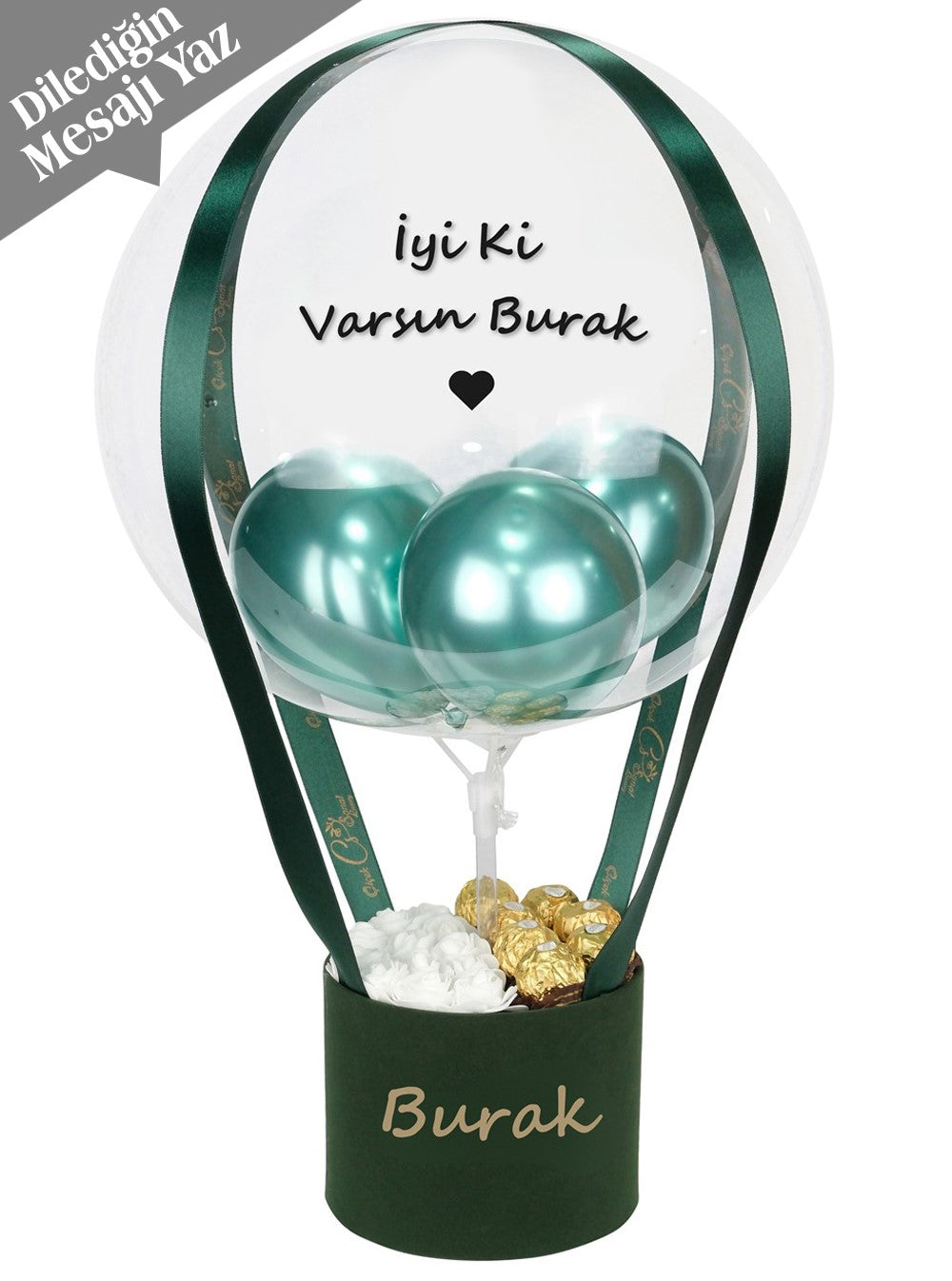 Green Box Chocalatte Balon Kutusu