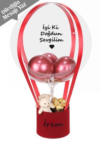 Kişiye Özel Hediye Balon Kutusu