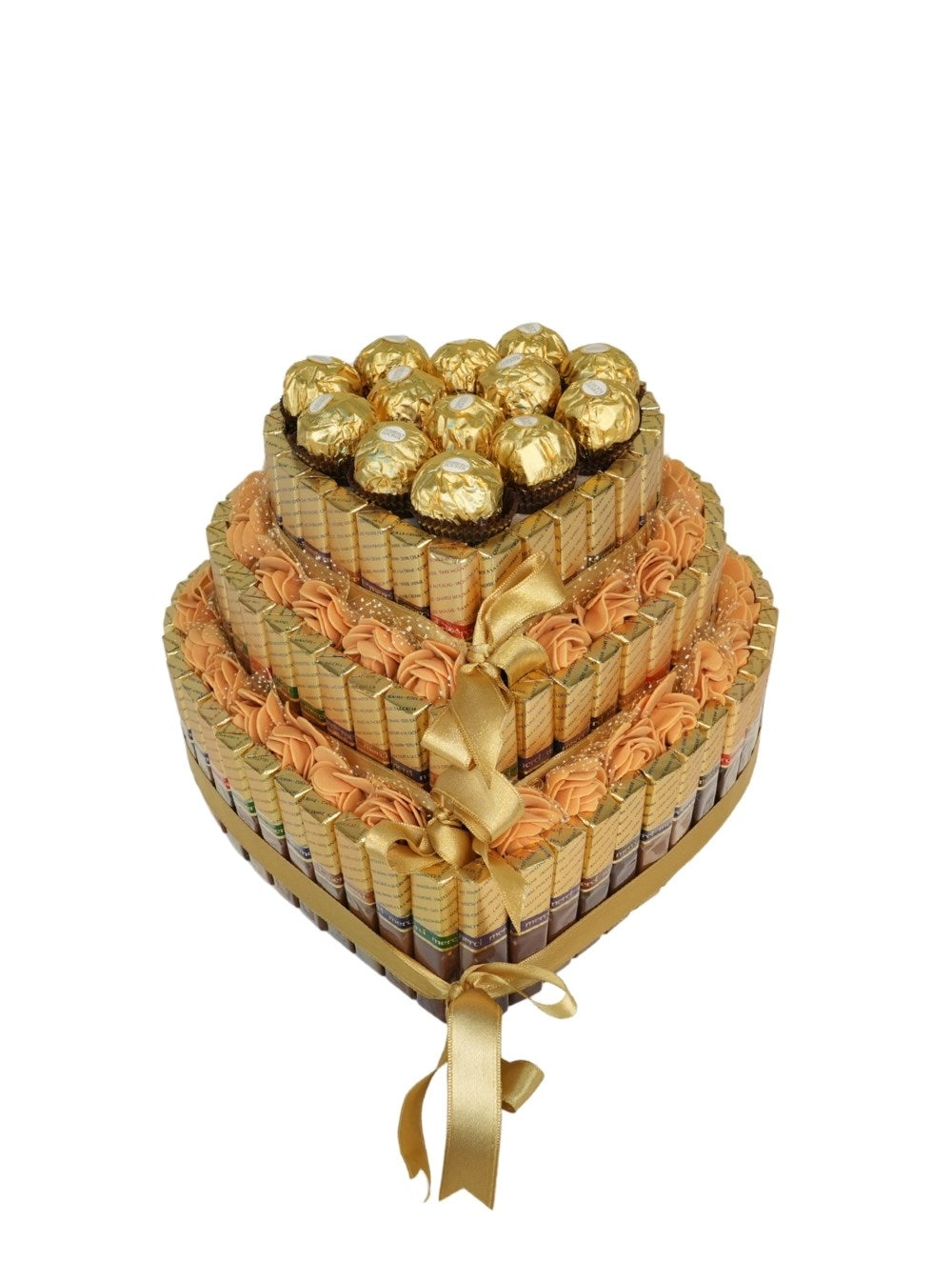 Merci Ferrero Rocher Kalp Çikolata ve Güller