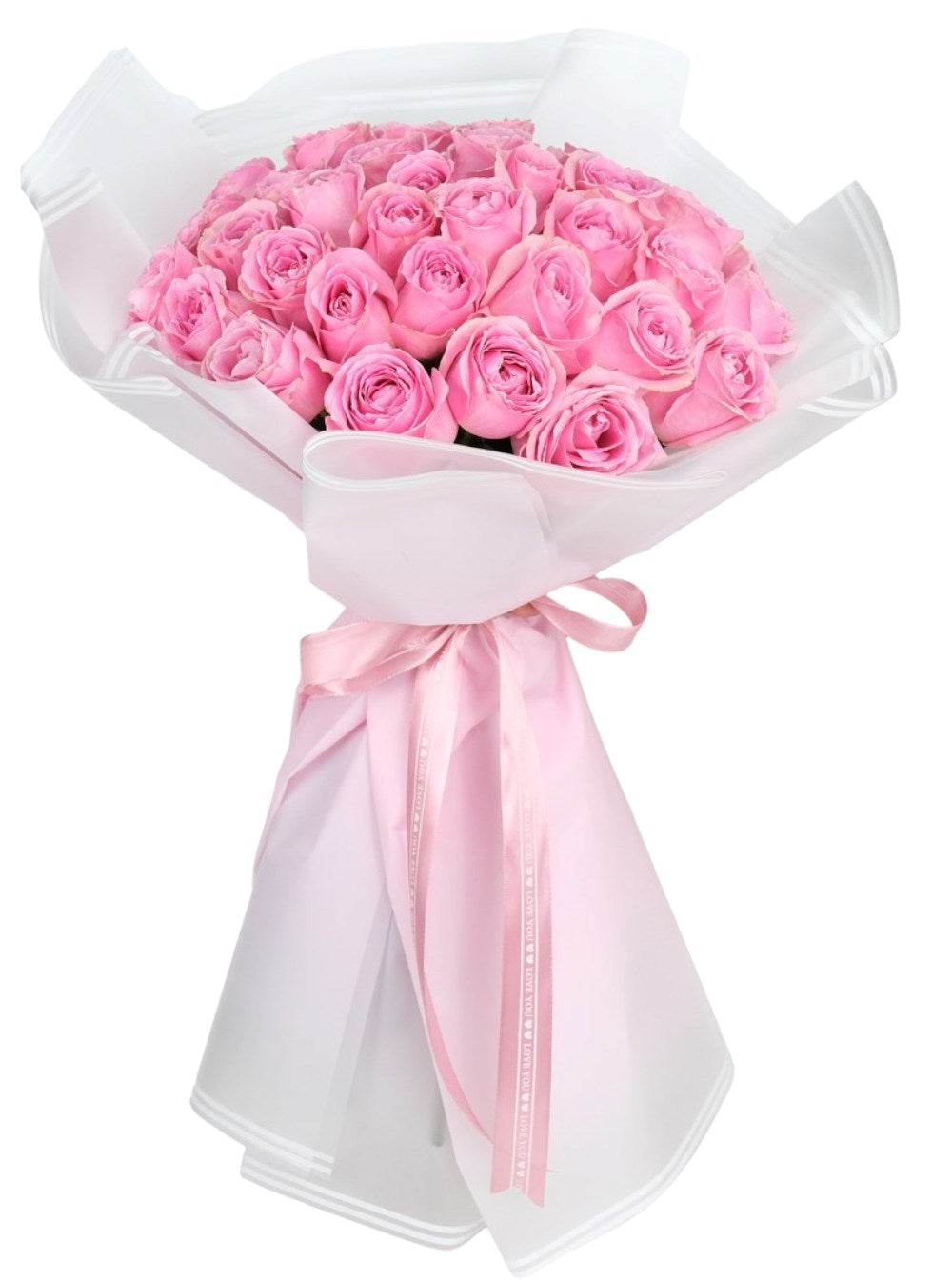41 Pembe Gül Buketi