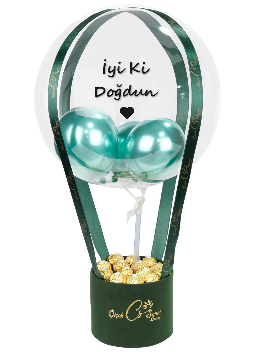 Doğum Günü Hediyesi Kişiye Özel Balon Kutusu