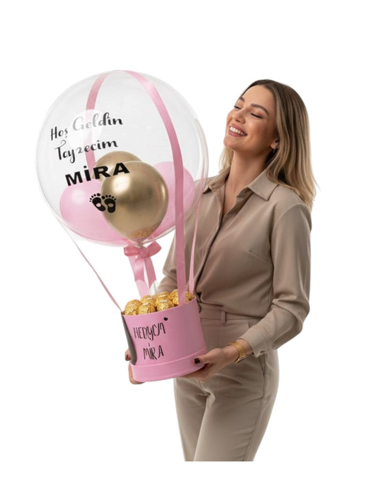 Çikolatalı Balon Kutusu