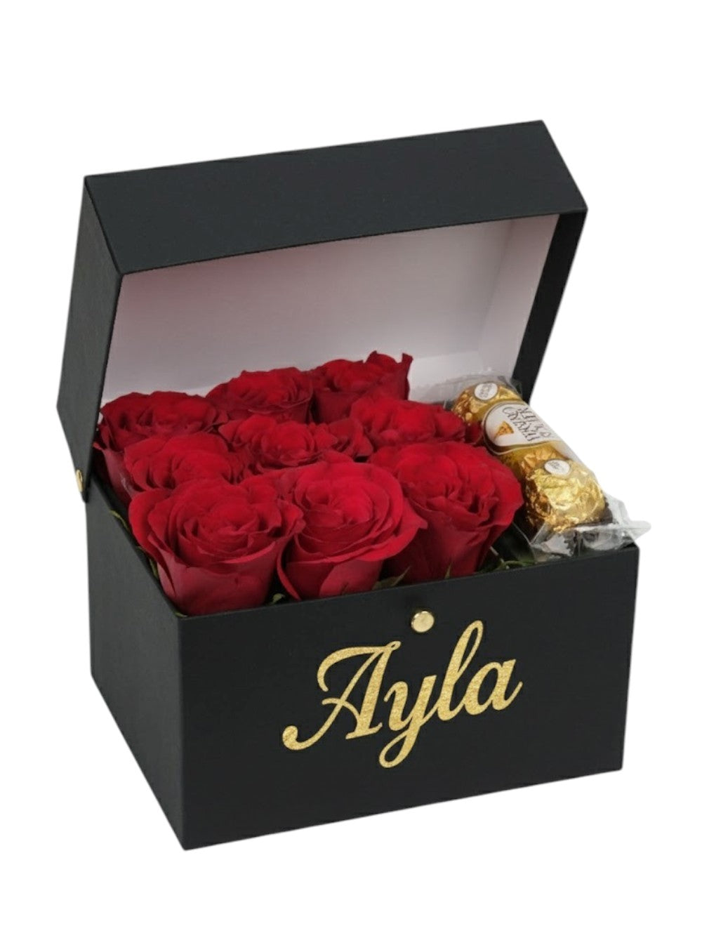Elvis Box Red Rose and Chocolatte