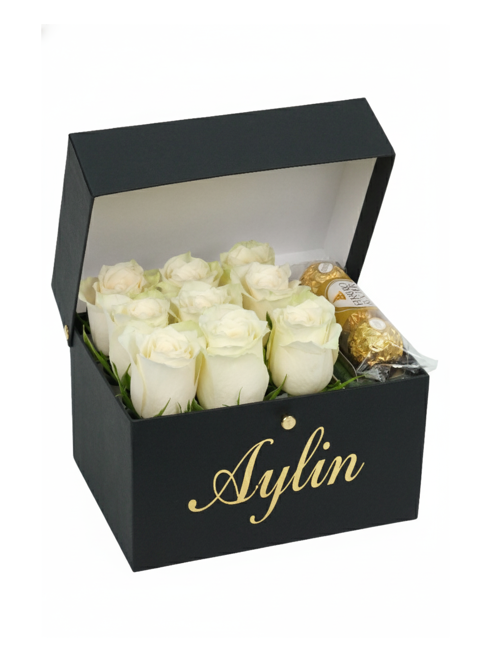 Black Box White Rose and Chocalette