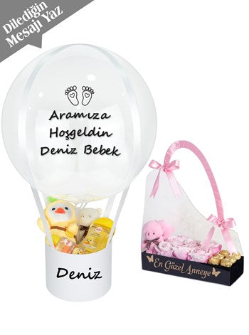 Anne Bebek Beyaz Hediye Seti