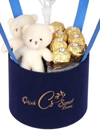 Blue Box Bebek Kişiye Özel Balon Kutusu