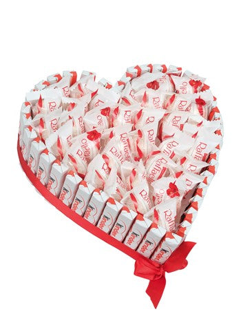 Kinder ve Raffaello Kaplı Kalp Çikolata
