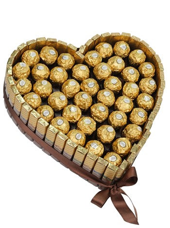 Merci ve Rocher Kaplı Kalp Çikolata