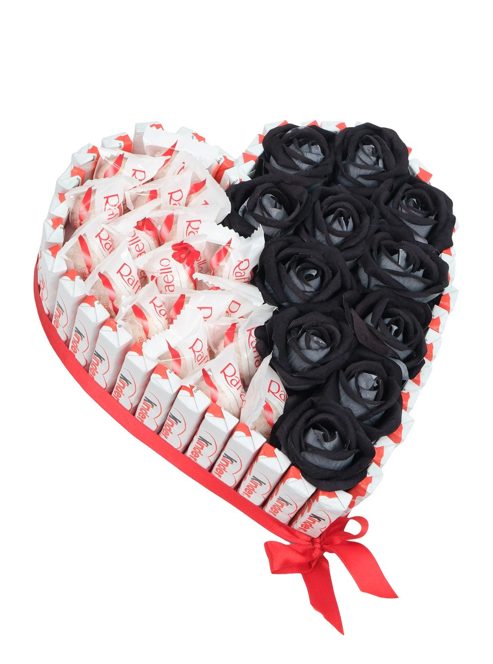 Kinder Raffaello ve Siyah Kalıcı Gül