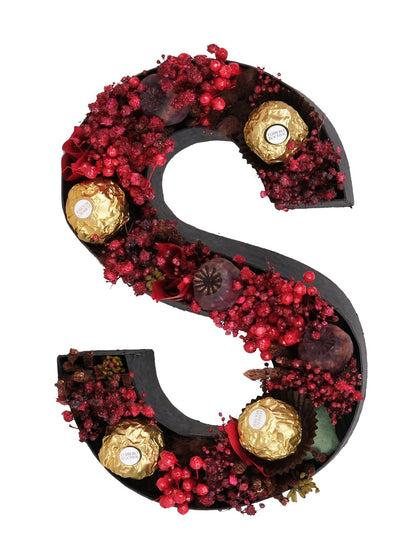 Love Rocher Çikolatalı Kişiye Özel Harf