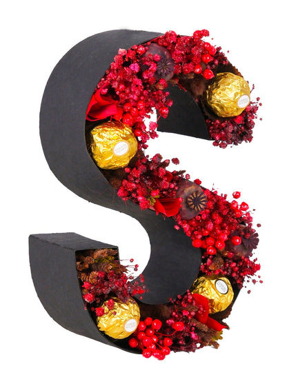 Love Rocher Çikolatalı Kişiye Özel Harf