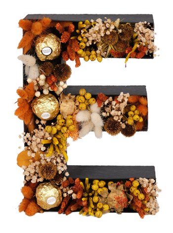 Spring Rocher Çikolatalı Kişiye Özel Harf Tasarım