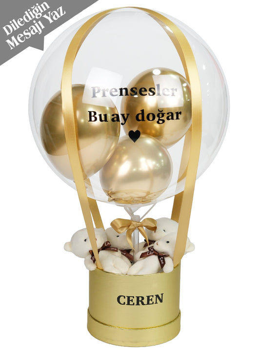 Hoşgeldin Bebek Hediyesi Balon Kutusu