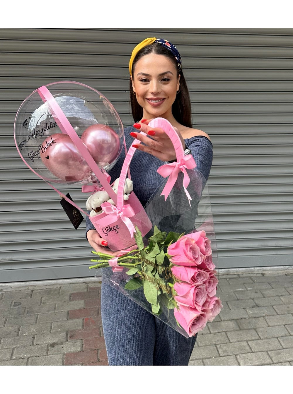Anne Bebek Hediye Seti Balon Kutusu
