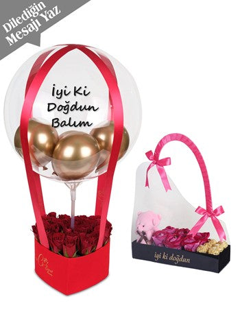 İyi ki Doğdun Balım Sevgiliye Doğum Günü Seti