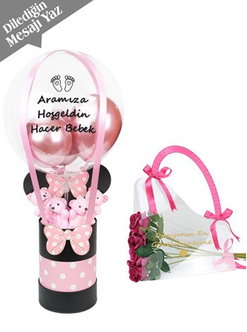 Pembe Minnie Mouse Hediye Seti