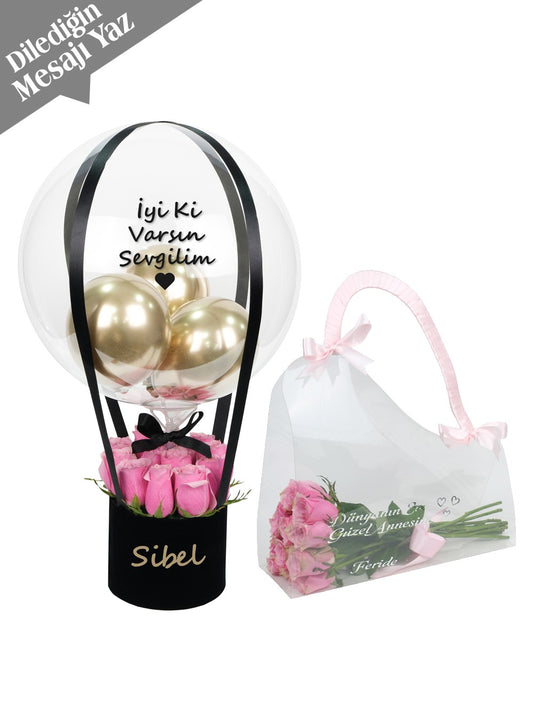 Anne Bebek Hediyesi Pembe Güller